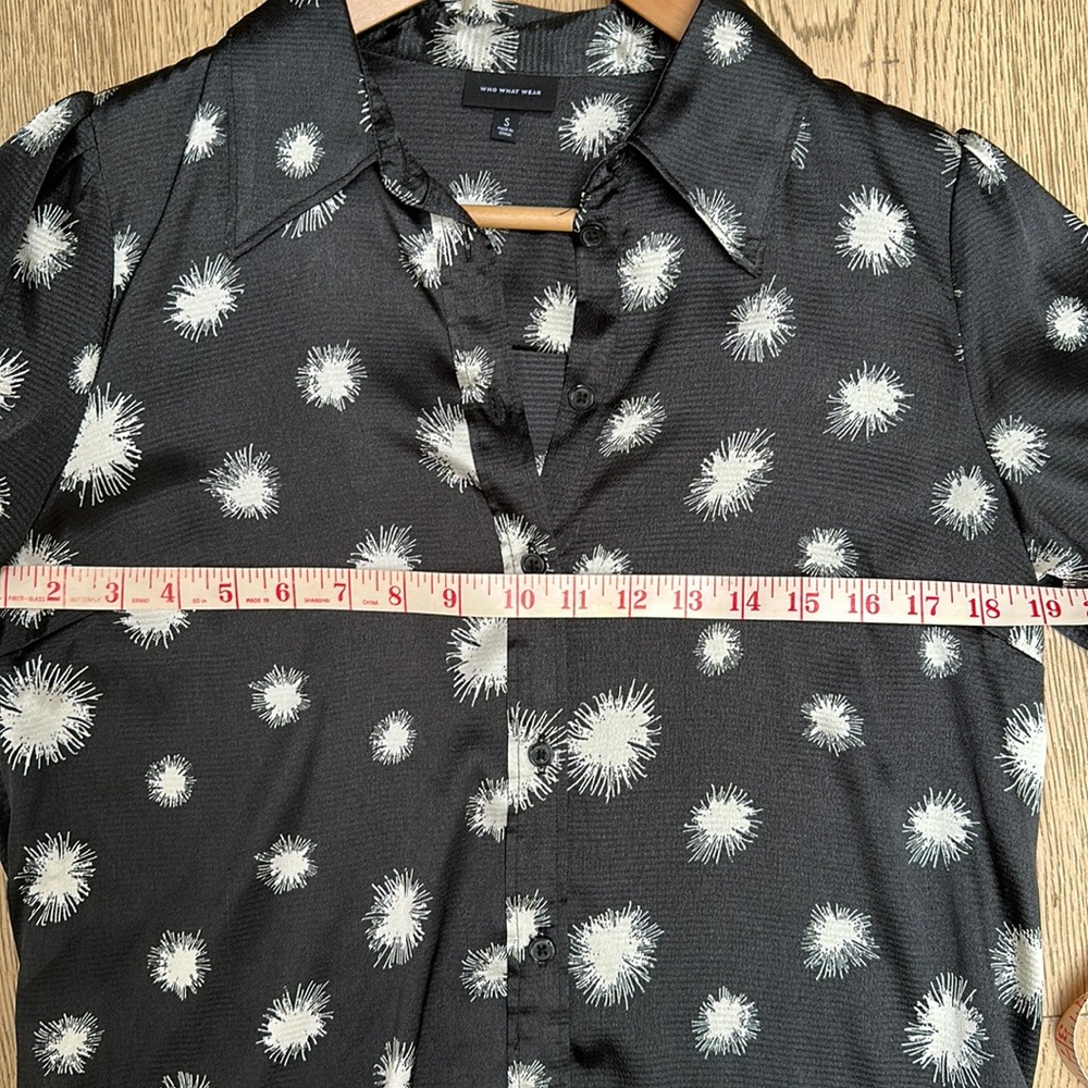 Black and Silver Blouse